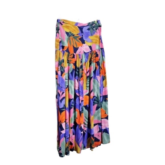 Anthropologie ATL Abel the label multicolor tiered skirt size XS brand new - Picture 6 of 9